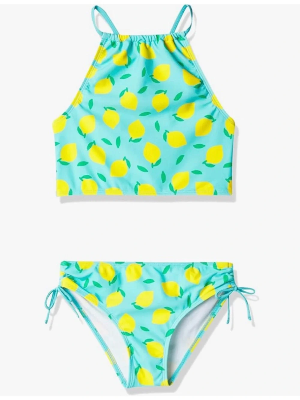 Kanu Surf Lemonade UPF 50 Beach Sport Halter Tankini 2T NWT